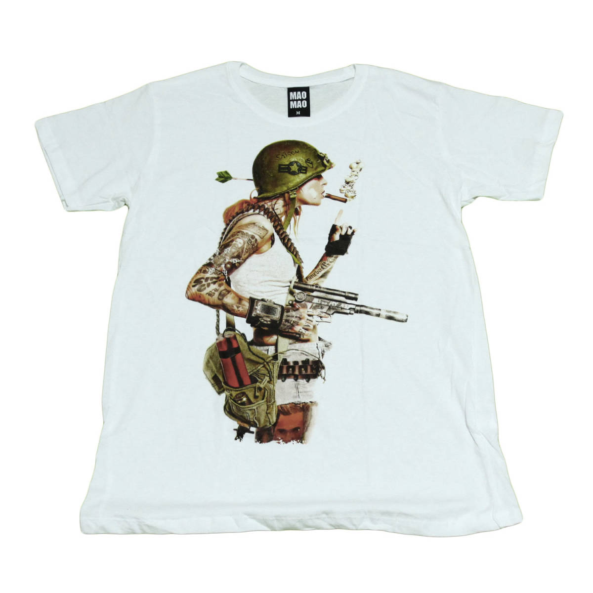 新品 アーミー 女軍人 カモフラ ガン 戦闘 自衛隊 ストリート系 デザインtシャツ おもしろtシャツ メンズtシャツ 半袖 E773l の落札情報詳細 ヤフオク落札価格情報 オークフリー スマートフォン版
