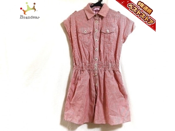 ハニーバンチ Honeybunch サイズf レッド 白 レディース シャツワンピ ストライプ ワンピース の落札情報詳細 ヤフオク落札価格情報 オークフリー スマートフォン版