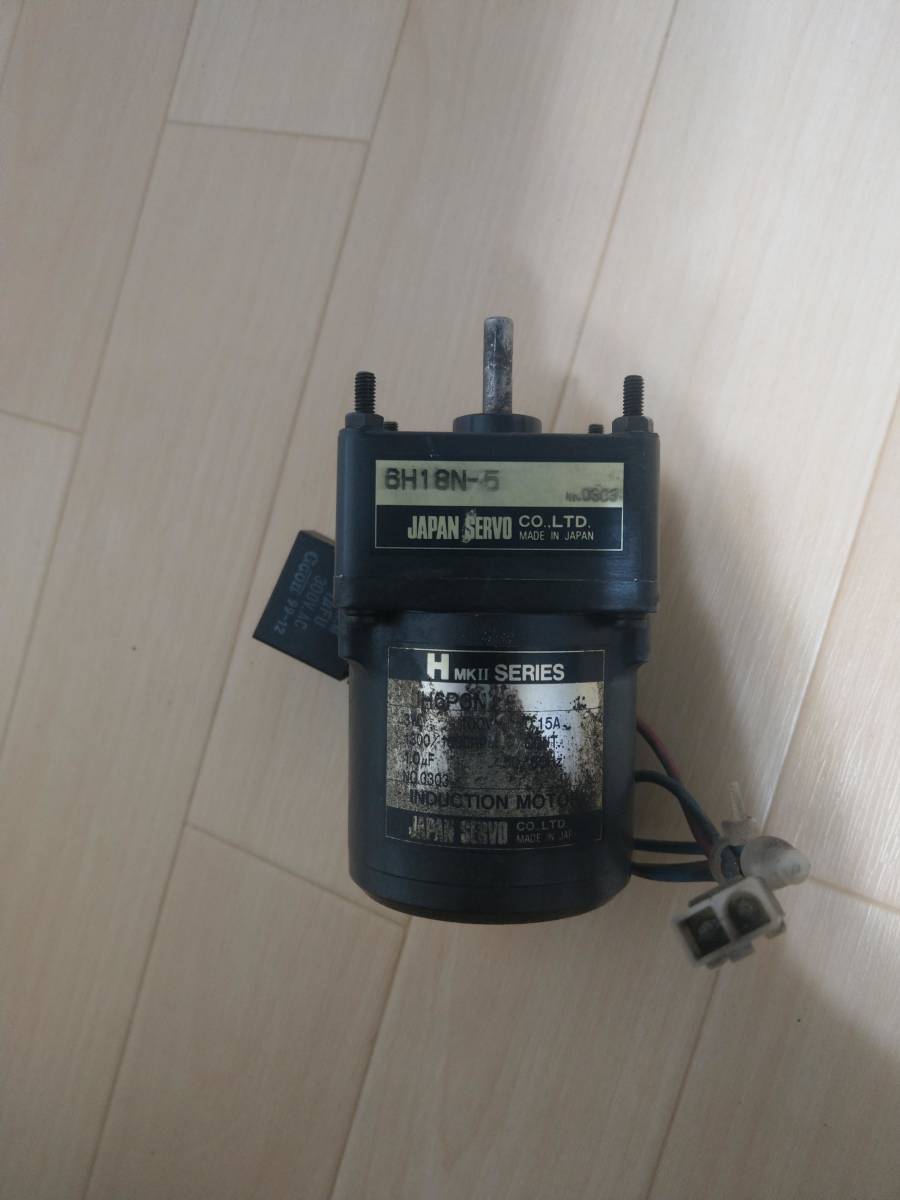 06 理容サインポール用 サーボモーター リビルト(中古) JAPAN