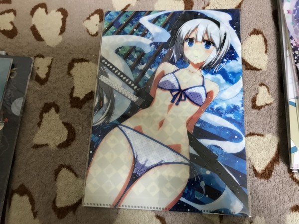 341クリアファイル 東方Project 水着 魂魄妖夢(さざなみみぉ) C94/ね
