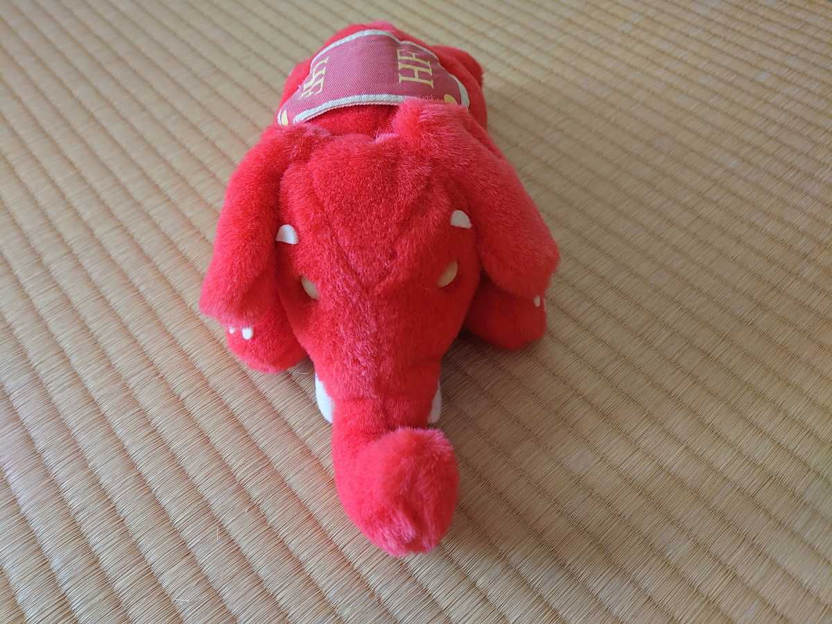 ランチア デルタ エレファント レッド ぬいぐるみ 象 赤 約30cm LANCIA