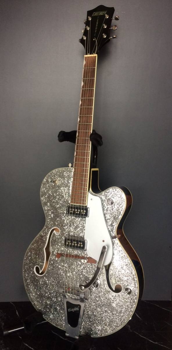 GRETSCH ELECTROMATIC シルバースパークル　状態良 GRETSCH ELECTROMATIC シルバースパークル状態良