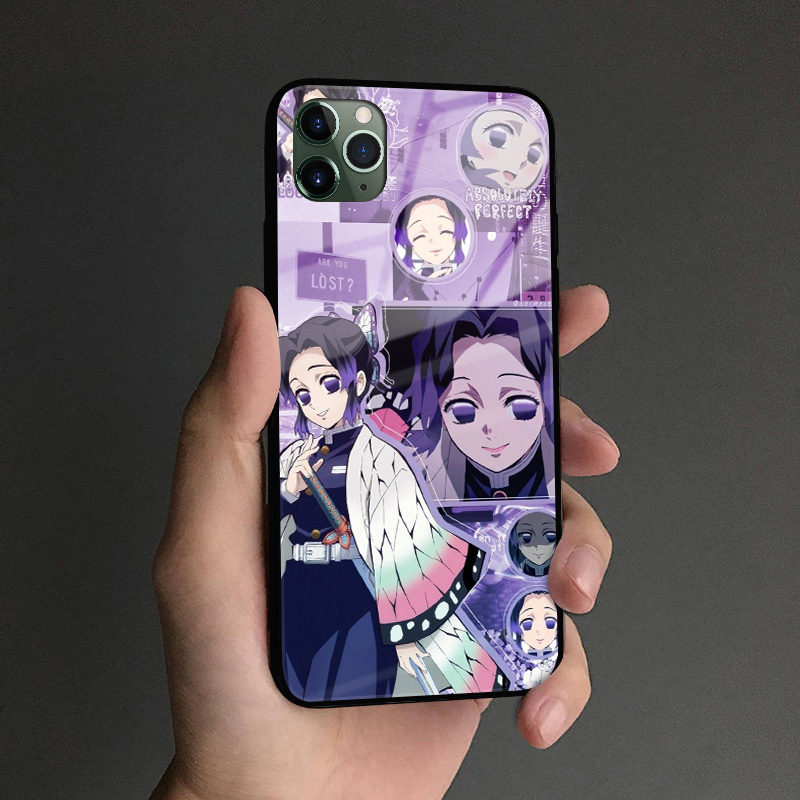 鬼滅の刃 せつこ iPhoneケース 胡蝶しのぶ