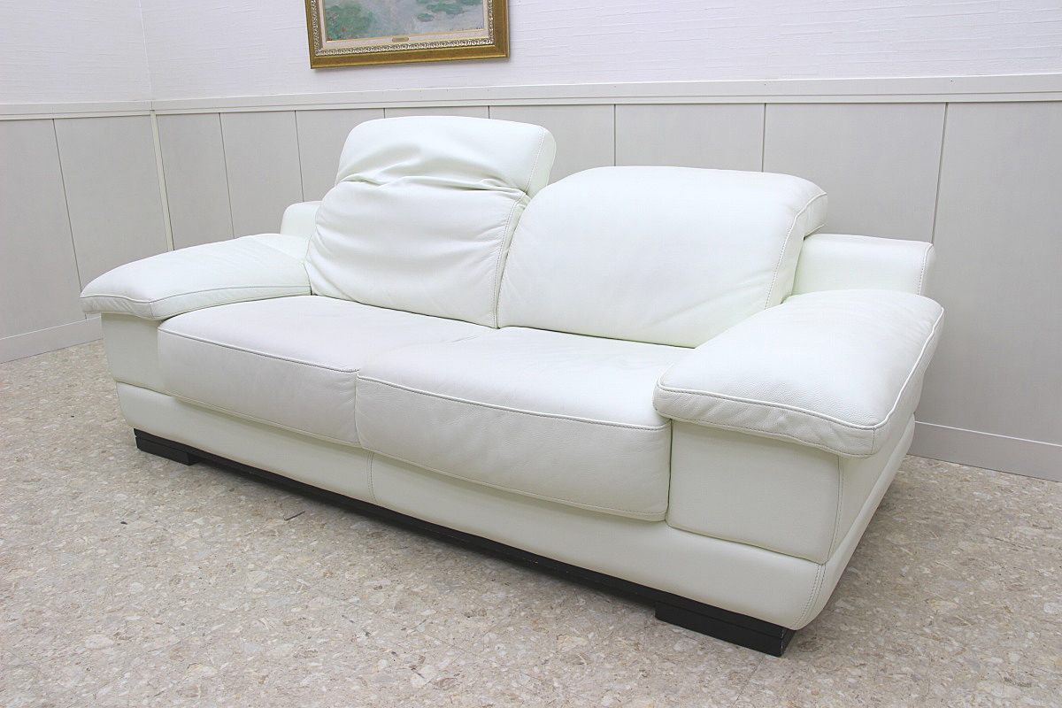 大塚家具　ソファ　ヘッドレスト　2個 ソファベッド「ドロシー2 180」幅180.5cm 布全2色 木部全2色