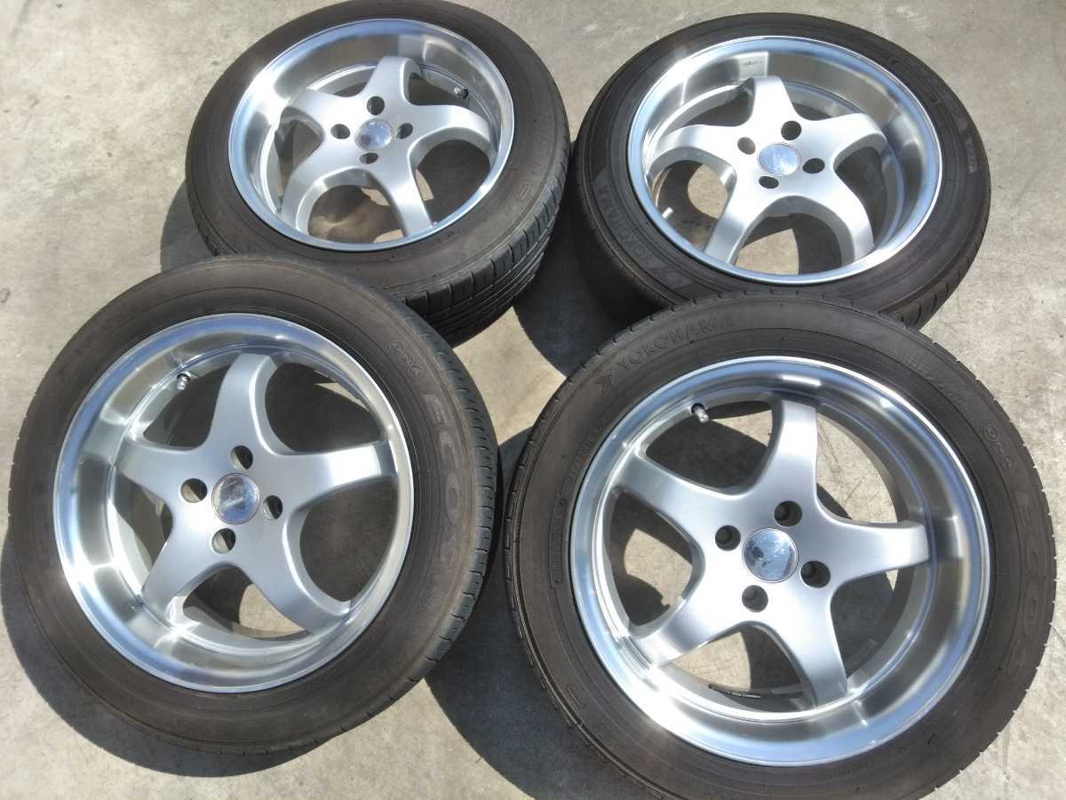 NKB CUP 16インチ PCD100 4H 深リム アルミホイール4本 4本 セイケンNKB