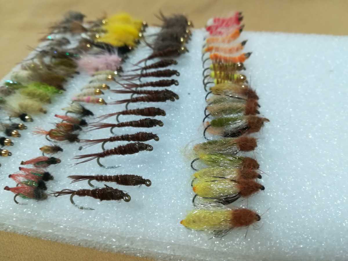 格安 送料無料ゆうパ ケット 自作 ニンフフライ 約104本 フックサイズ約 ８ １６ フライケース付 渓流 管理釣り場 湖釣りに の落札情報詳細 ヤフオク落札価格情報 オークフリー スマートフォン版