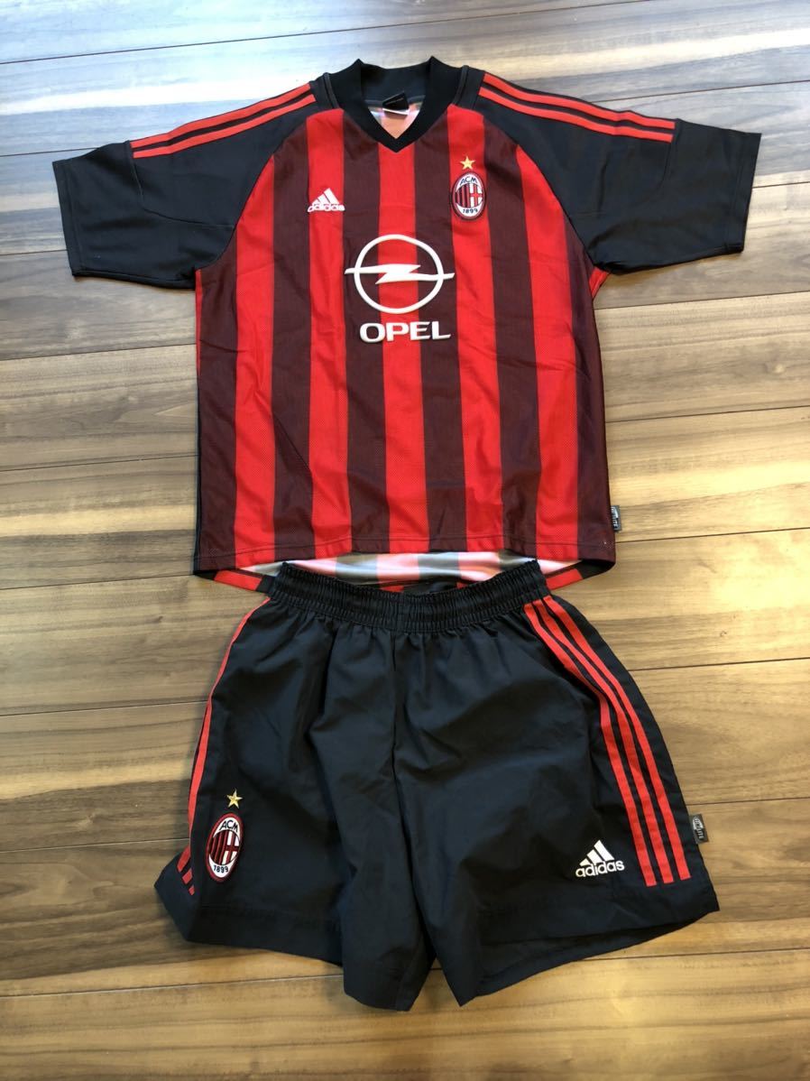 adidas アディダス サッカー ACミラン ユニホーム 上下セット 2002/03