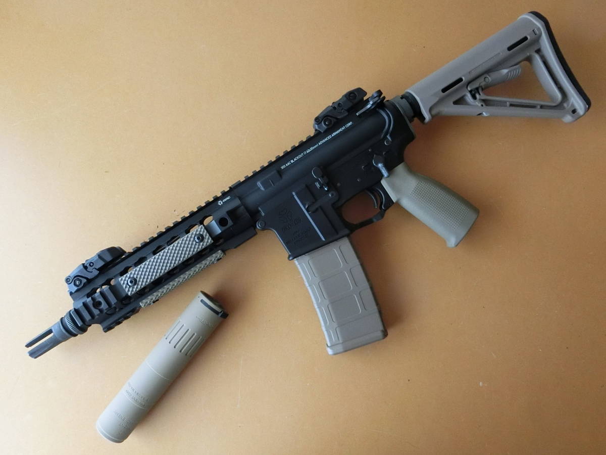 絶版】 KAC URX3 タイプ 8インチ ハンドガード 300 BLACKOUT AAC