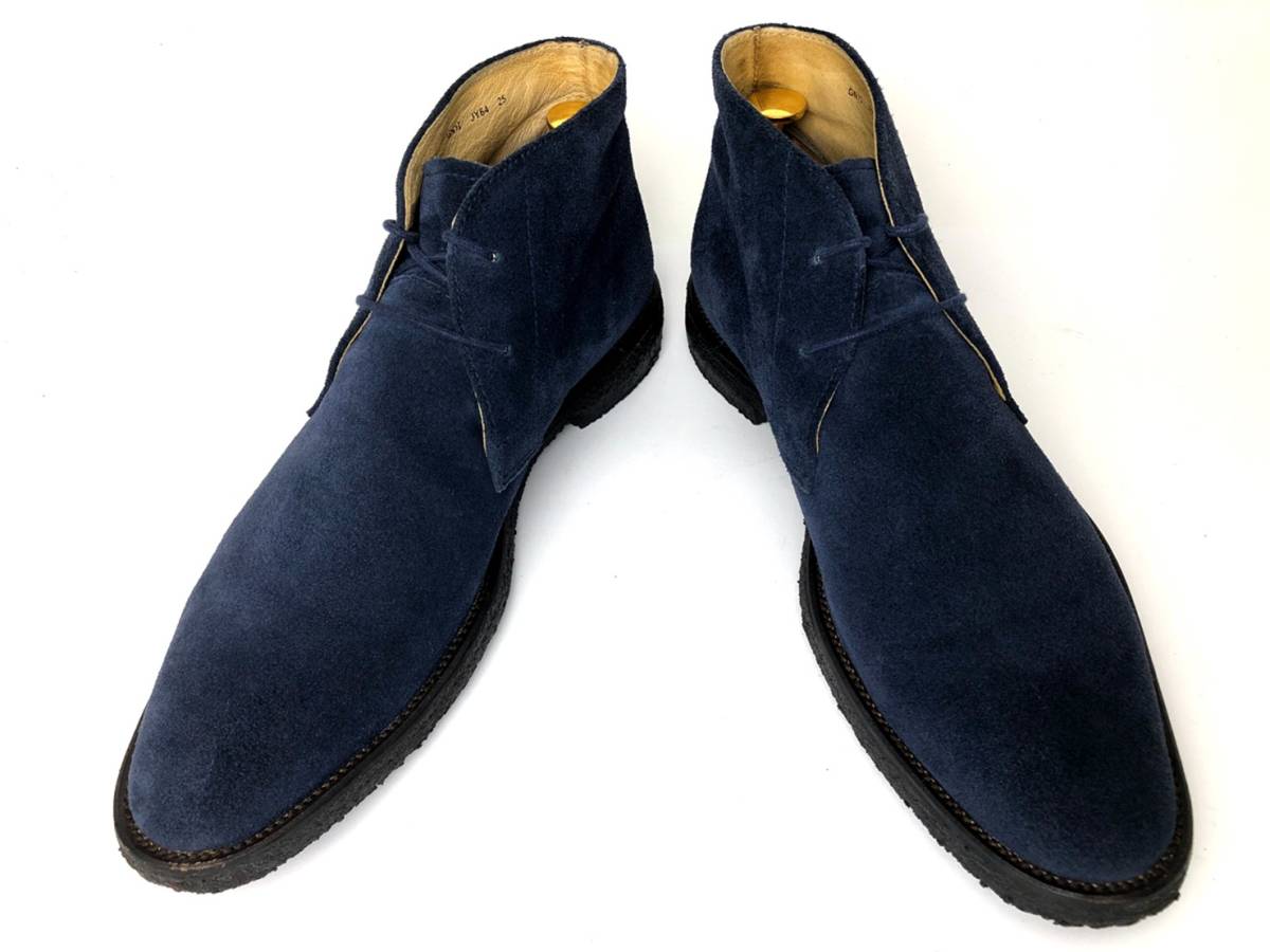 即決 Regal リーガル メンズ 25cm スエード 本革 レザー チャッカブーツ デザートソール 紺 ネイビー ドレス カジュアルシューズ 革靴 中古 の落札情報詳細 ヤフオク落札価格情報 オークフリー スマートフォン版