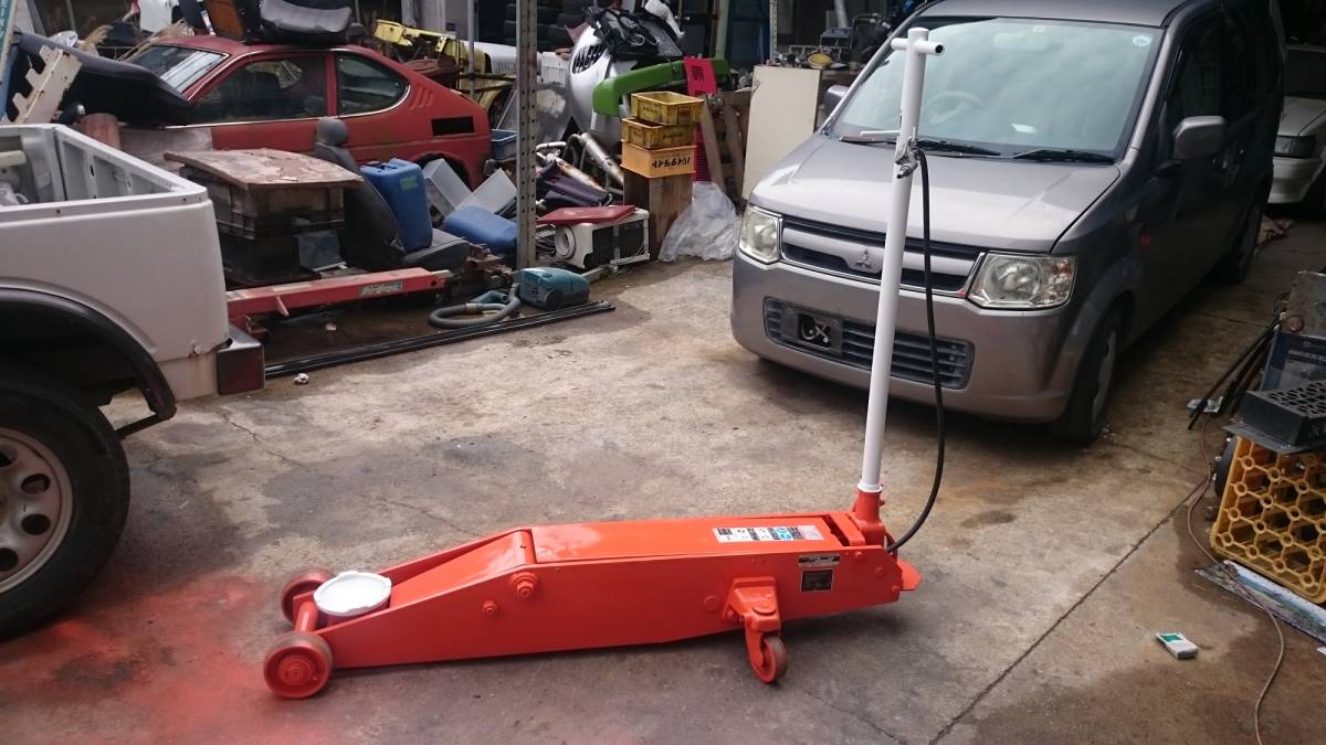 バンザイ ガレージジャッキ 10t 手動・エアー兼用 MA-1000B