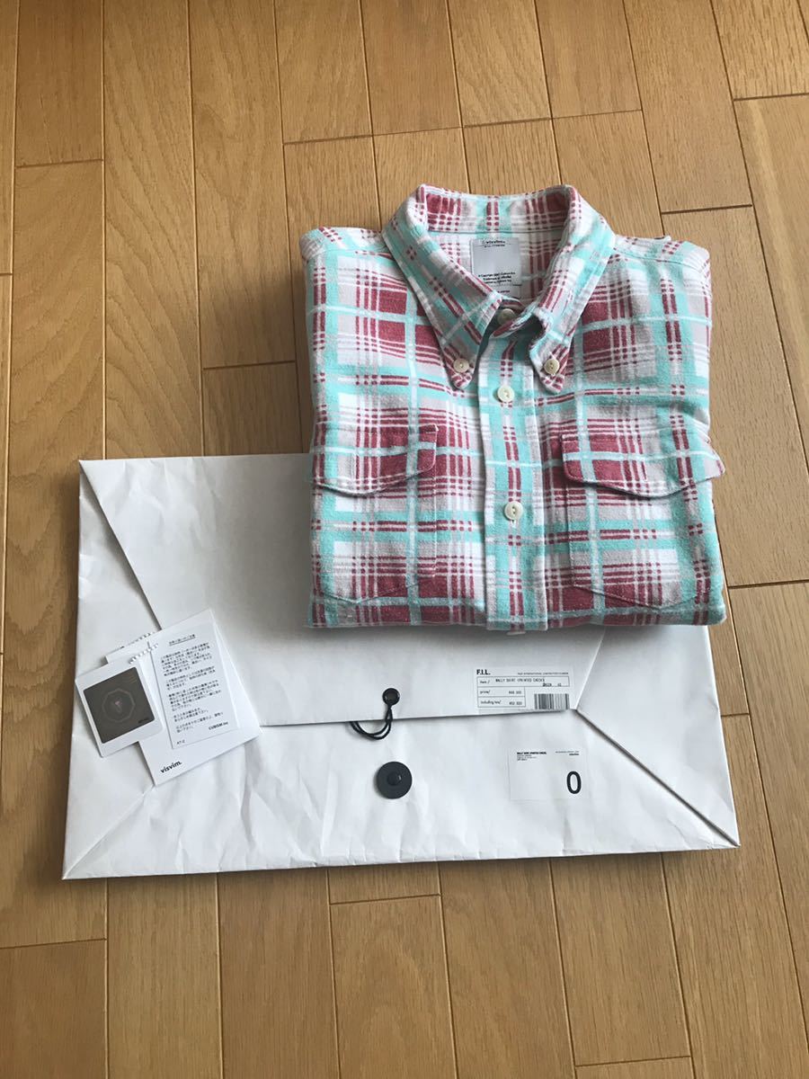 トップス Visvim SS16 Wally shirt size 2 Visvim SS16 Wally Shirt (Printed Check) From Visvim's Spring