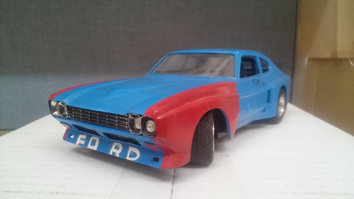 アオシン　 フォードカプリセダン　ジャンク フォードカプリ レーシング 1/24 旧オオタキの落札情報詳細 - Yahoo