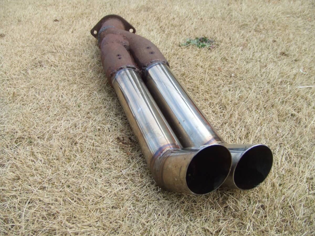 限定セール 最終値下げ ホンダ フュージョン ワンオフ品 自作マフラー デュアル2本出し マフラー Taller Fdp Com