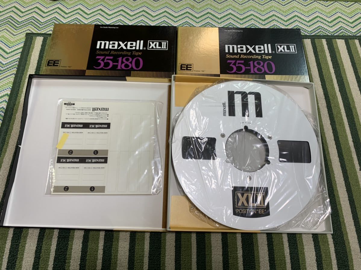 オープンリールテープ 10号 maxell UD XLI 35-180B 4本セット