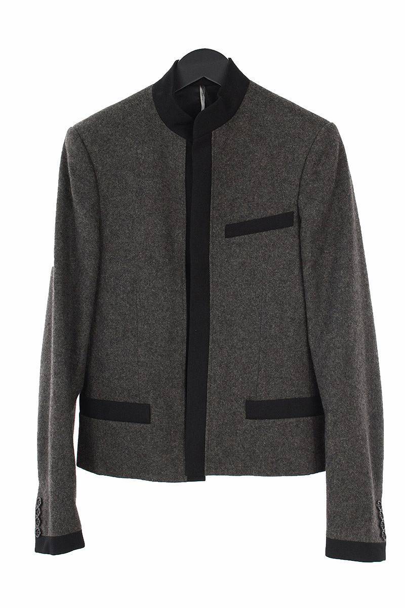 美品 Dior HOMME エディ期 ちまわ ショートスタンドカラー トリム 
