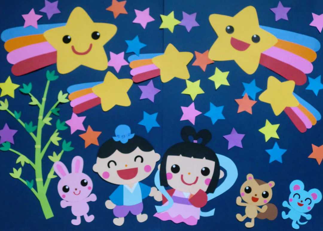 新品 壁面飾り 七夕 施設壁面 保育壁面 クラフト 布製品 Www We Job Com