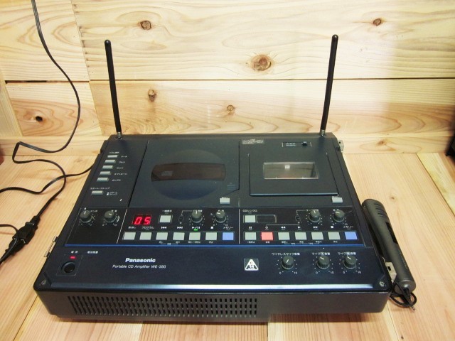 Panasonic ポータブルCDアンプ WE-350【動作確認済】