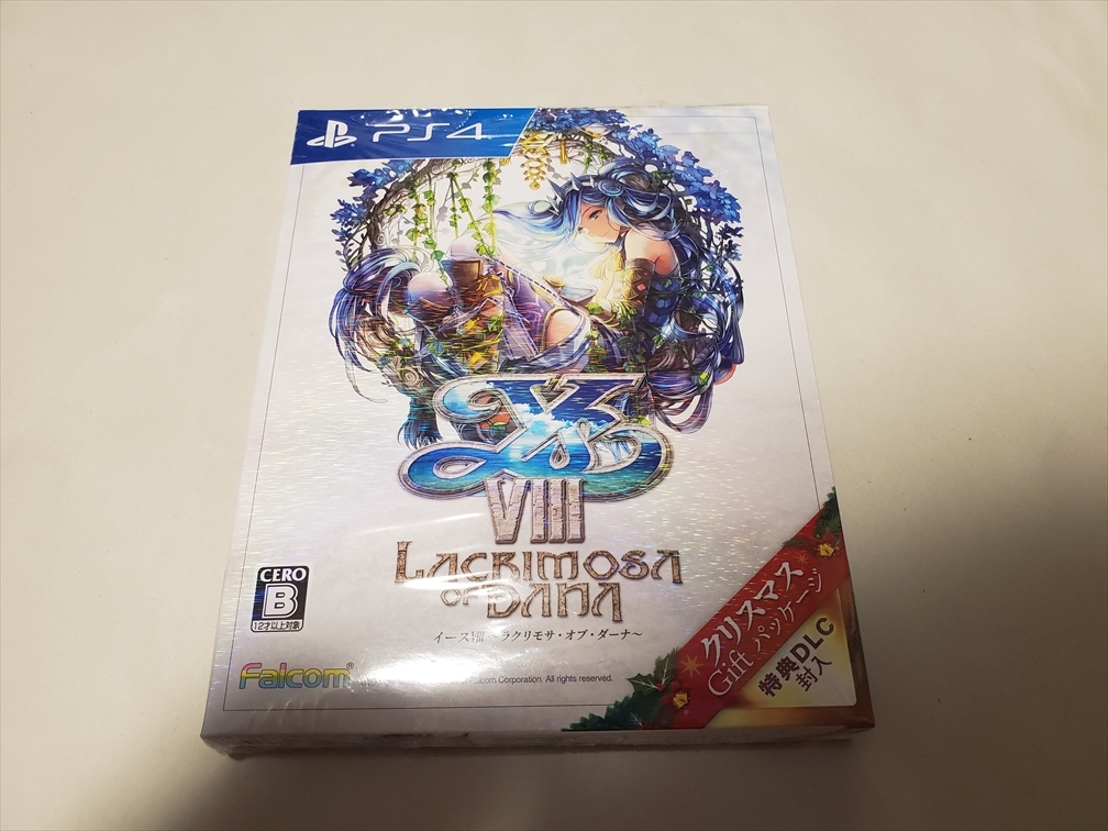 美品 Ps4 イースviii Lacrimosa Of Dana クリスマスgiftパッケージ コードなし の落札情報詳細 ヤフオク落札価格情報 オークフリー スマートフォン版