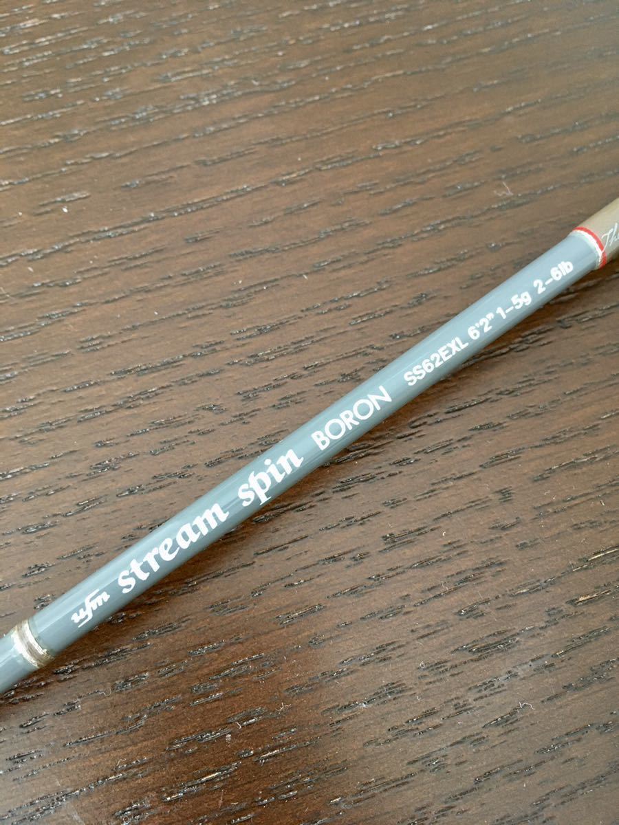 ufmウエダ stream spin BORON SS62EXL ΣΣ ufmウエダ トラウトロッド
