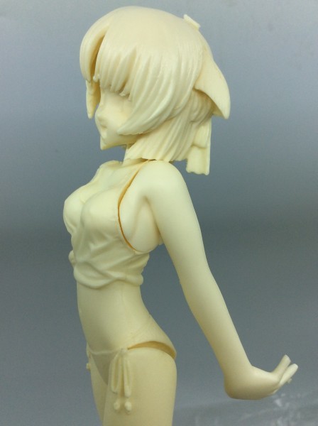 電撃大王 猫耳娘 瑠璃ちゃん 水着 かわむらやすひと ガレージキット 未 