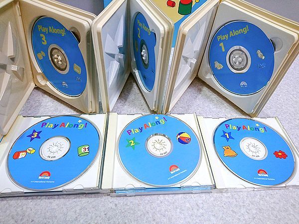 DWE Play Along プレイアロング 字幕あり DVD3点 CD3点 テキスト