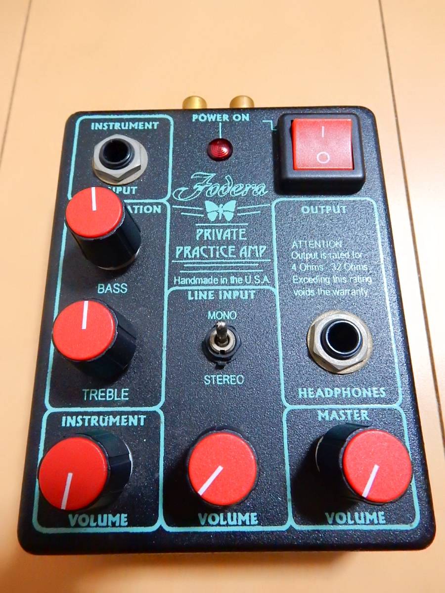 FODERA(フォデラ) PRIVATE PRACTICE AMP ヘッドフォンアンプの落札情報 