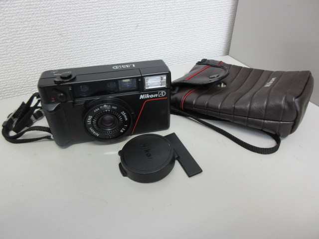 Nikon L35AD コンパクトフィルムカメラ ケース付き フィルムカメラ