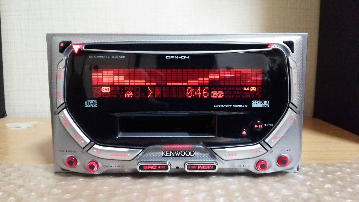 KENWOOD ケンウッド CD/カセットデッキ プレーヤー オーディオ DPX-04