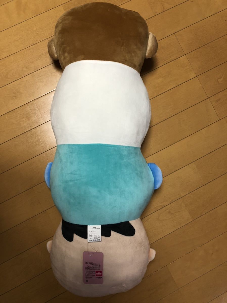 新品】サンリオ 大きなロングクッション 抱き枕 BIGぬいぐるみ おさる