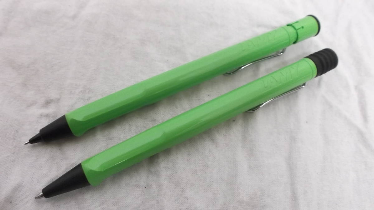 9373 Lamy ラミー ボールペン シャーペン セット 黄緑 の落札情報詳細 ヤフオク落札価格情報 オークフリー スマートフォン版