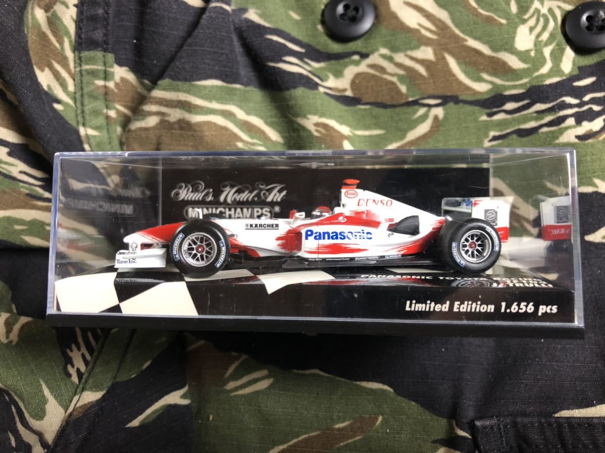 価格改定TOYOTA TF104B 04' J・Trulli1/43ミニカー PANINI F1 CAR COLLECTION 'TOYOTA TF104B' #16 JARNO TRULLI