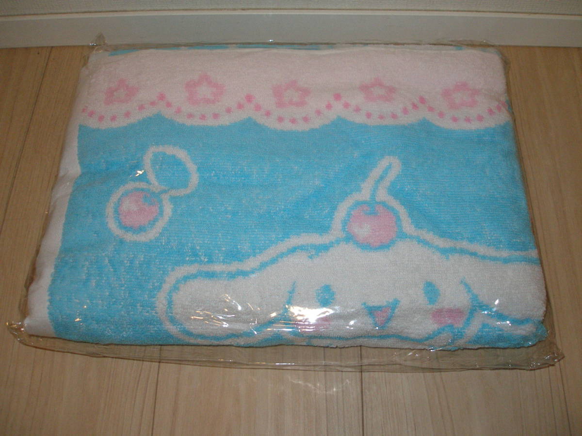 新品 未使用 シナモロール ジャガードタオル 大判バスタオル 約150 80cm 水色 サンリオ キャラクター Cinnamoroll ワイド ビーチタオル の落札情報詳細 ヤフオク落札価格情報 オークフリー スマートフォン版