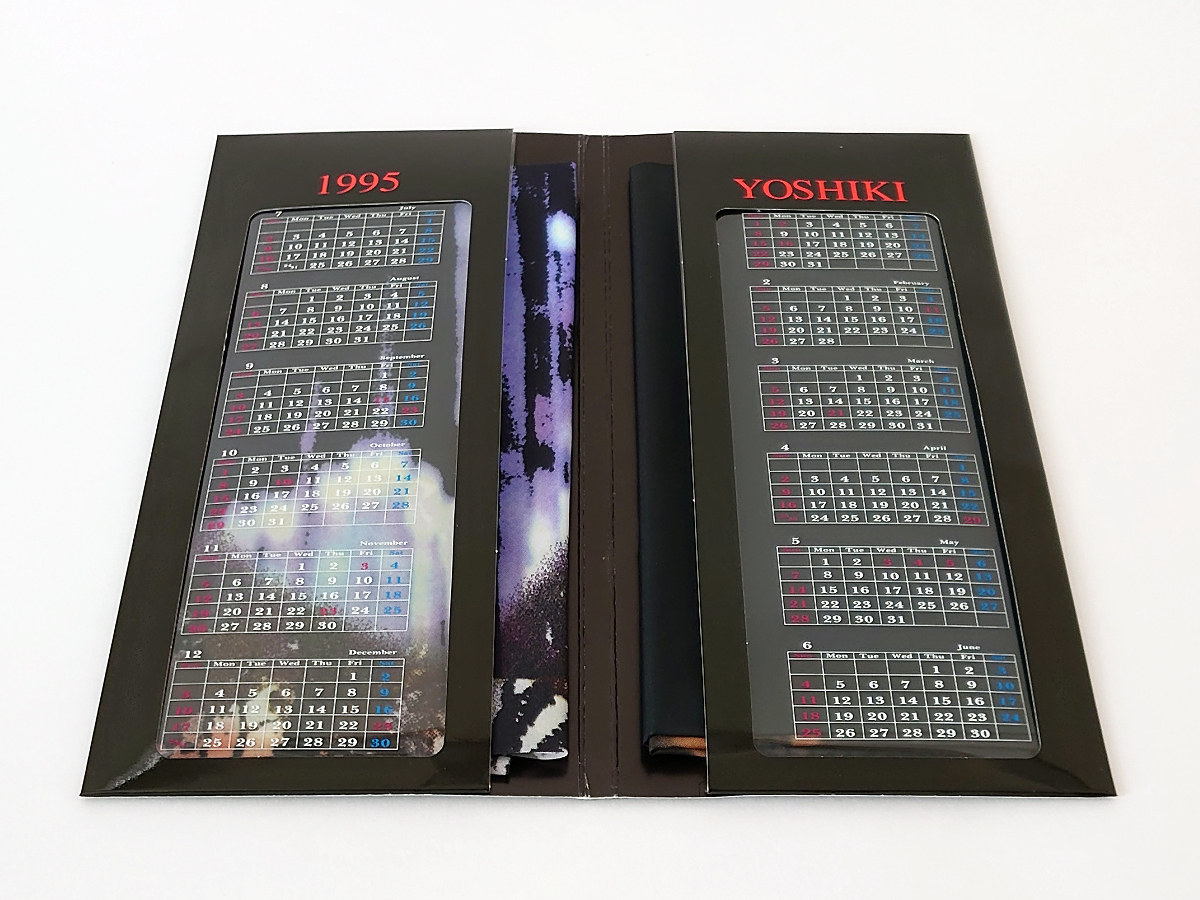 YOSHIKI  カレンダー 新品】未使用☆X JAPAN YOSHIKI 95年カレンダー 布 ポスター POP