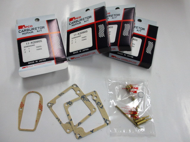 台座 新品】【№4179】カワサキ Z1/Z2 キャブレターリペアキット NAPCO 11