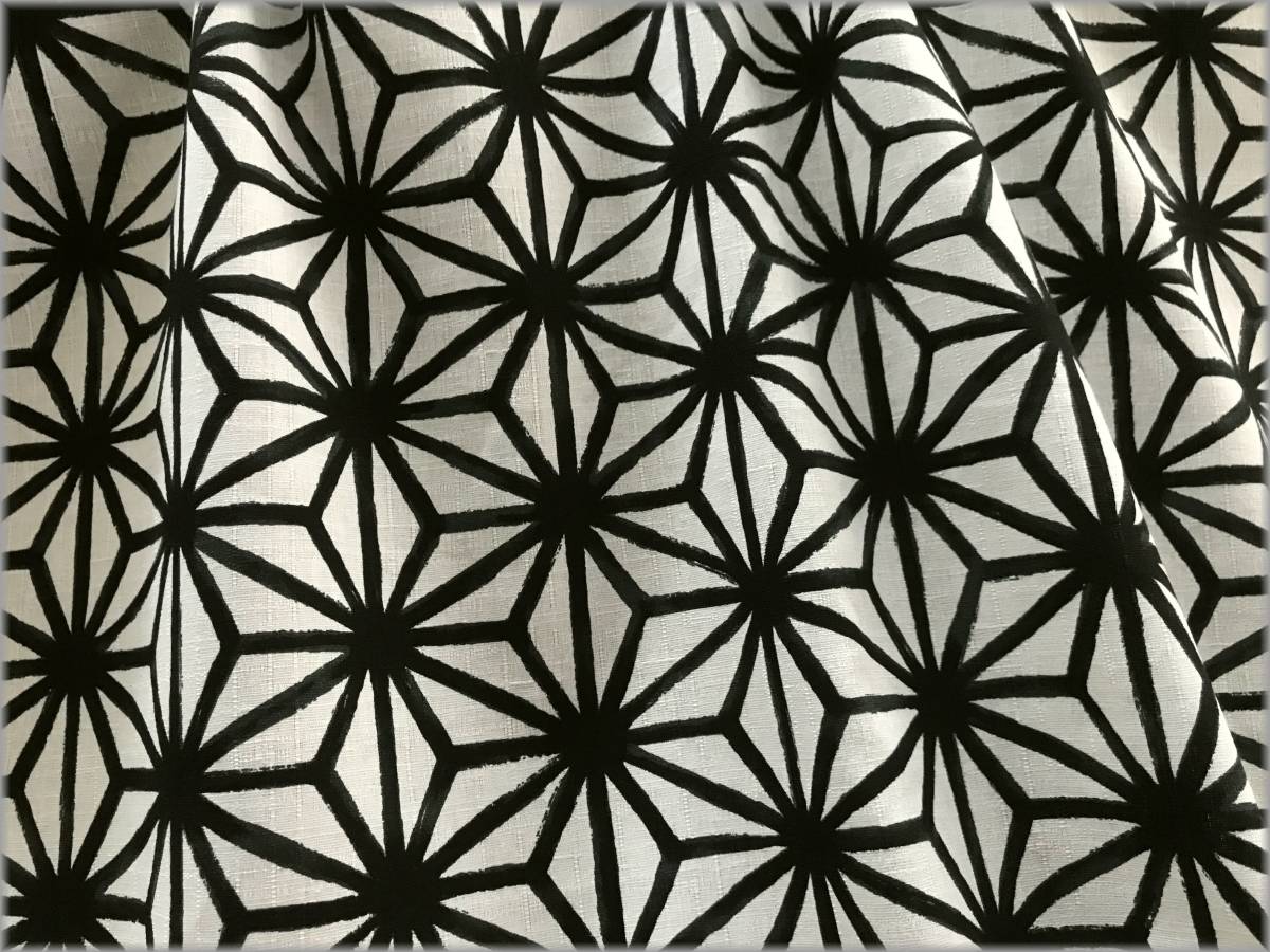 新品 Mets 6m 大きな麻の葉模様 和モダン ドビー和柄コットン生地n1 の落札情報詳細 ヤフオク落札価格情報 オークフリー スマートフォン版