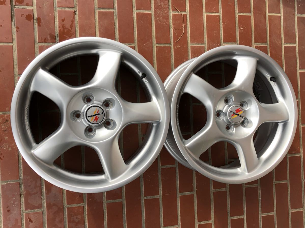 FONDMETAL フォンドメタル 17インチ 7JJ ET48 5穴 PCD100? 2本 中古品