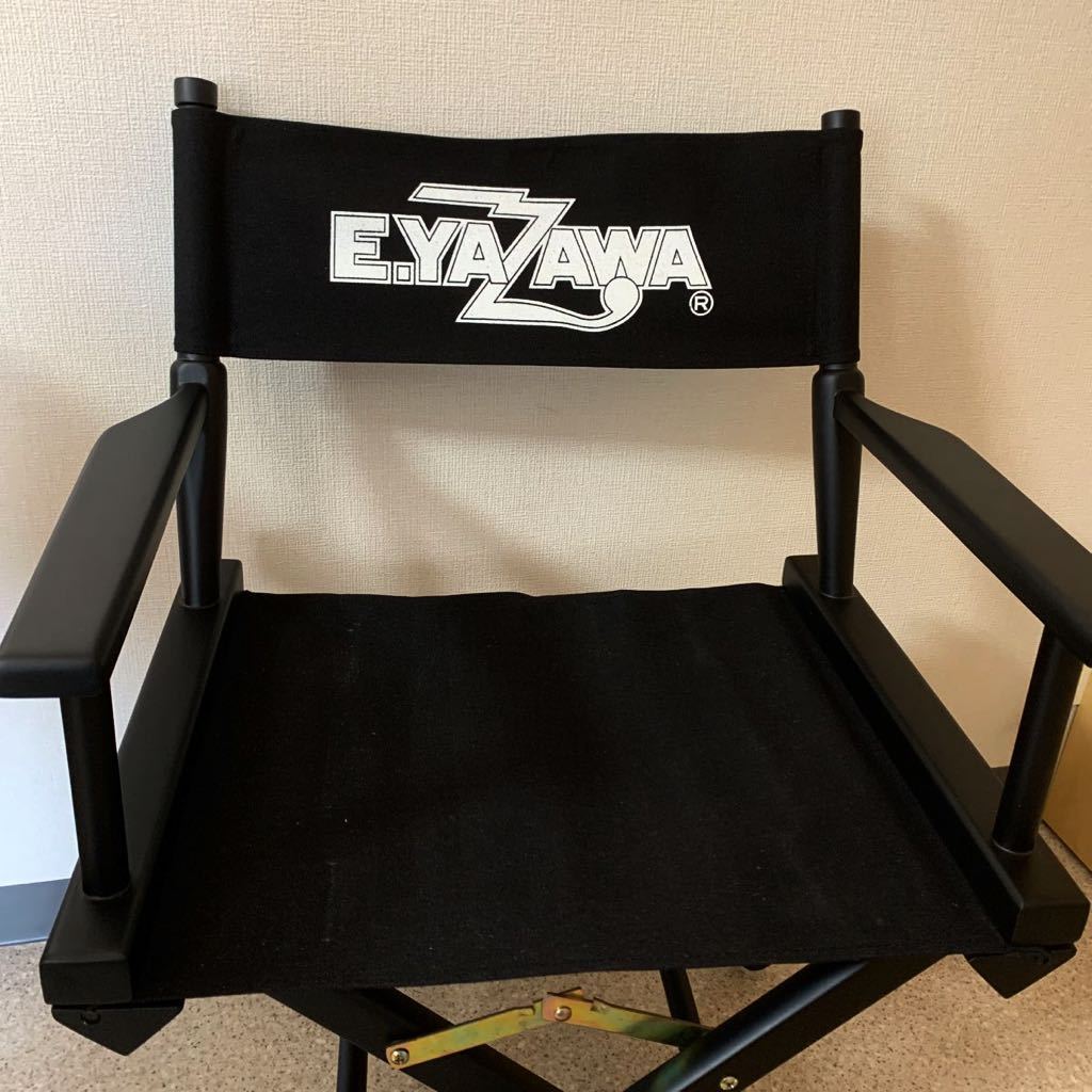 E.YAZAWA ブラック ディレクターズチェア