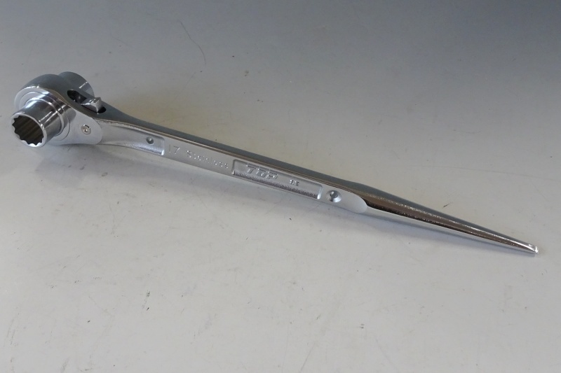 新品】☆即決 未使用品 TOP SRM-17×21 オールステンレス ラチェット 新品】☆即決 未使用品 TOP SRM-17×21 オールステンレス ラチェット