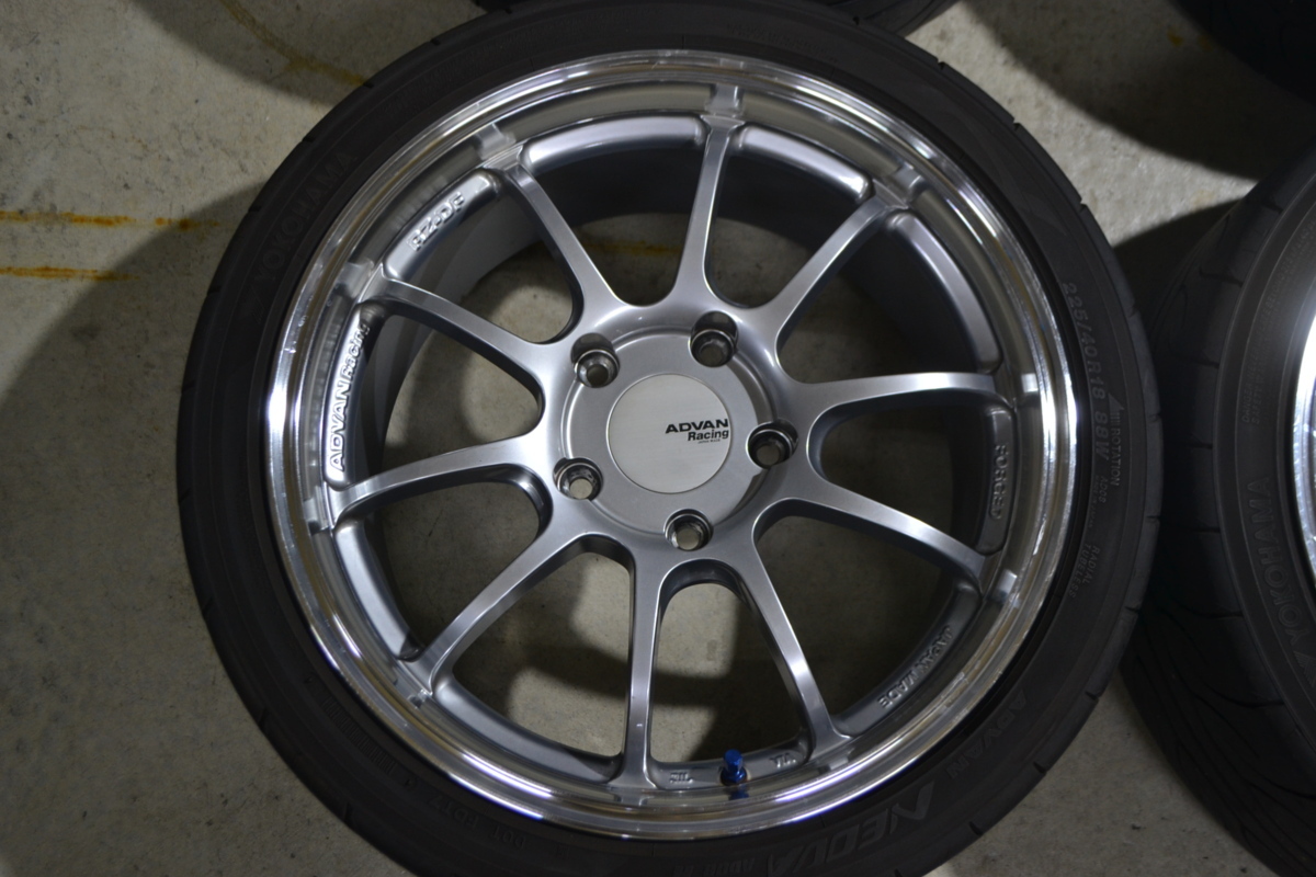 ADVAN Racing RZ 19インチ 4本セット NEOVA AD08R 225/40R18 / 265/35R18 / 8.5J 9.5J +52 +40 130 5H 4本 】 ADVAN