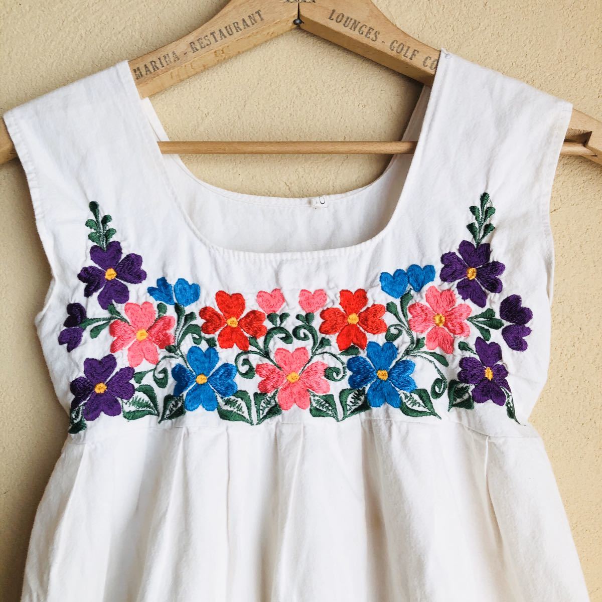 アメリカ古着 メキシコ刺繍 キッズ ワンピース フラワー刺繍 チュニック の落札情報詳細 ヤフオク落札価格情報 オークフリー スマートフォン版