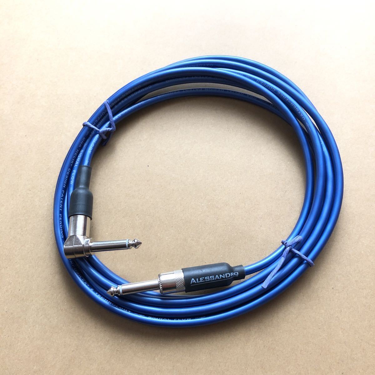☆ Alessandro Instrument Two Midnight Blue Cable 10FT S→L