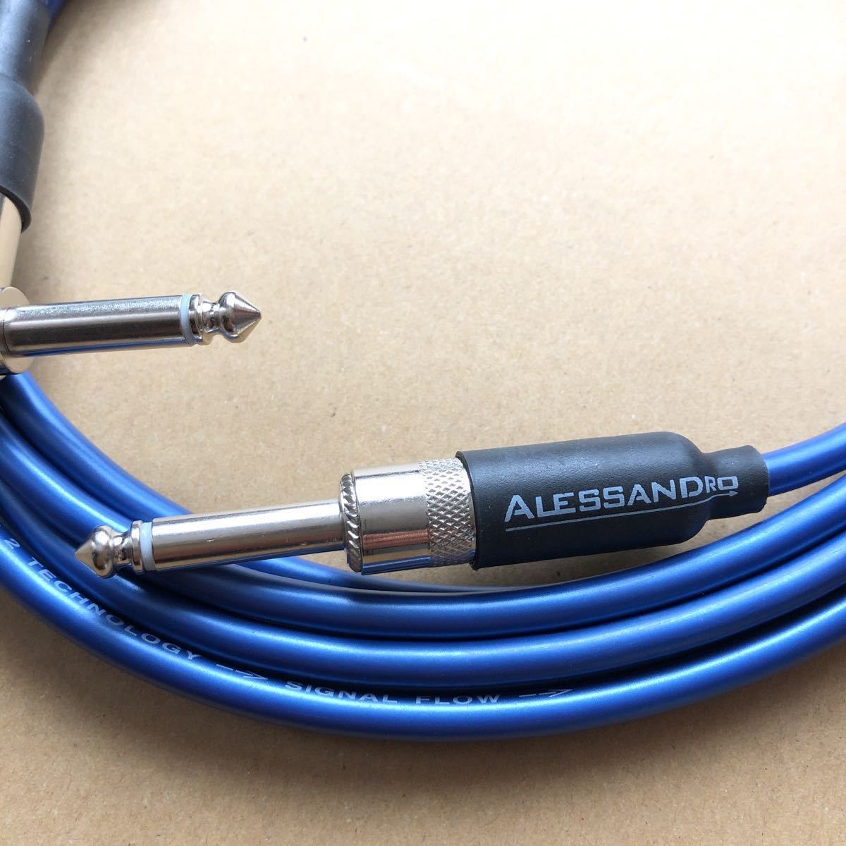 ☆ Alessandro Instrument Two Midnight Blue Cable 10FT S→L