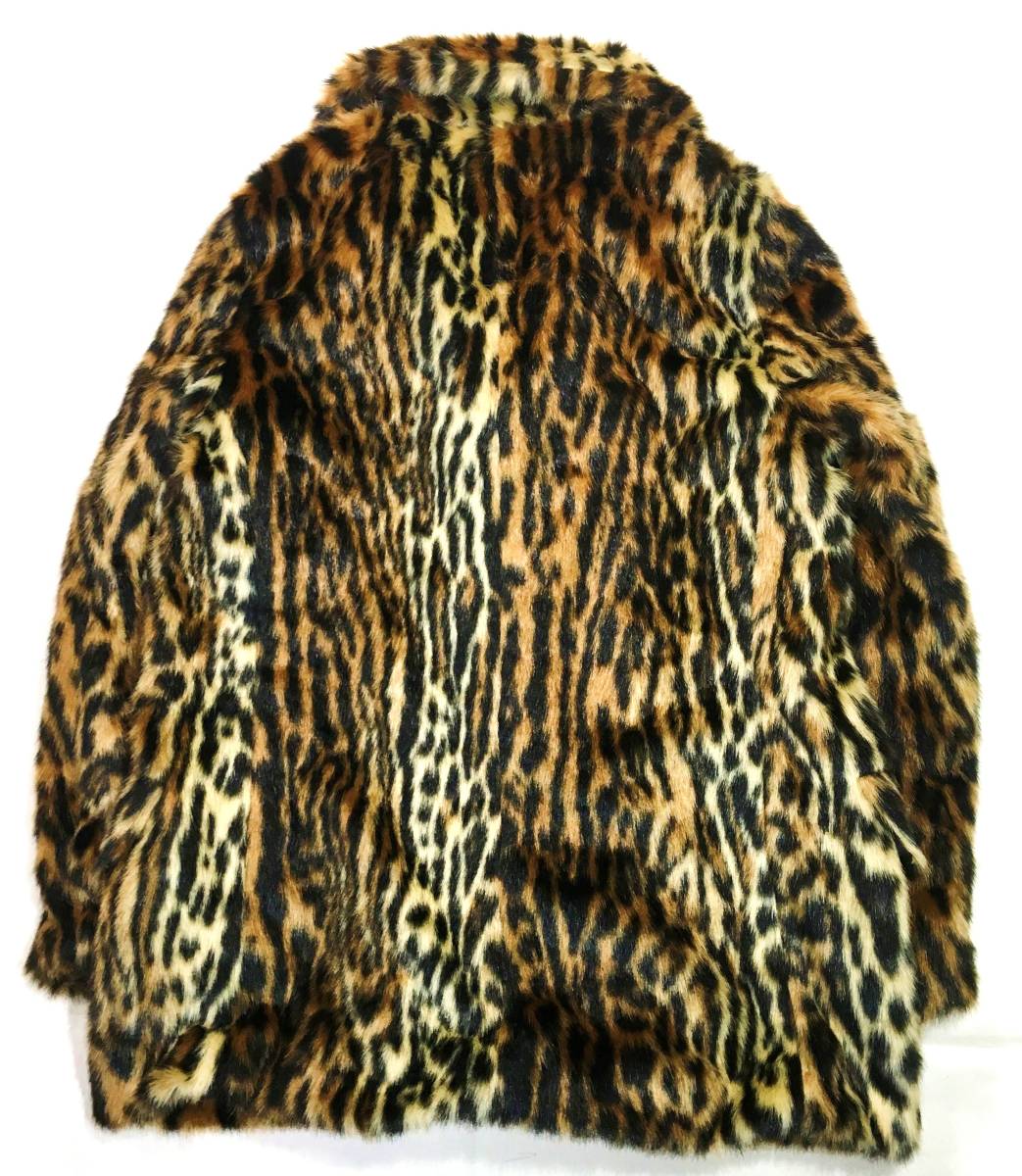 新品】新品 ポロ ラルフローレン フェイクファー レオパード コート