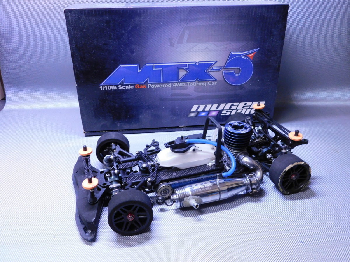 無限精機 1/10エンジンカー MTX-5 エンジン付き 中古品の落札情報詳細