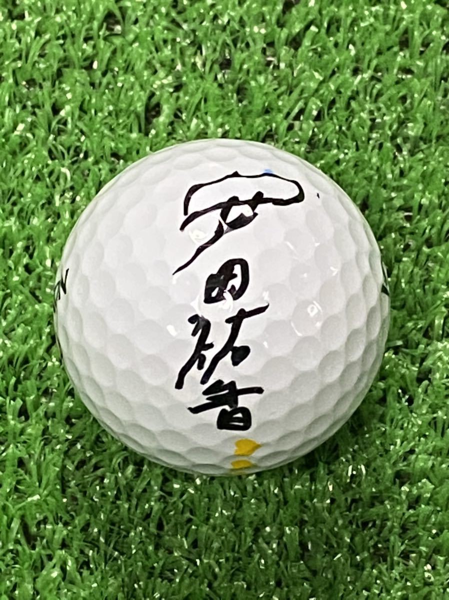 LPGA 安田祐香'19 日本女子オープン 直筆サイン入り実使用 オウン