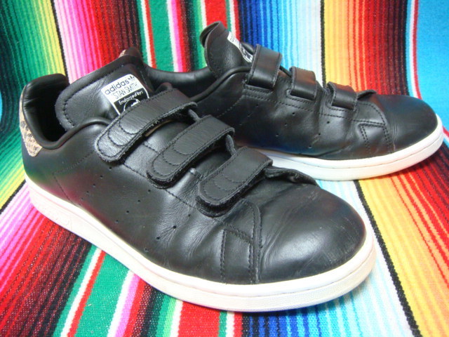 Adidas Stan Smith ベルクロ 27 5cm アディダス スタンスミス 黒ブラック 靴 S415 の落札情報詳細 ヤフオク落札価格情報 オークフリー スマートフォン版