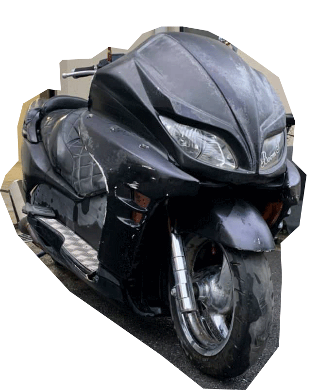 フォルツァ・ＭＦ08・エアロセット ホンダ FORZA フォルツァ MF08 エアロ カウル 黒色(ブラック