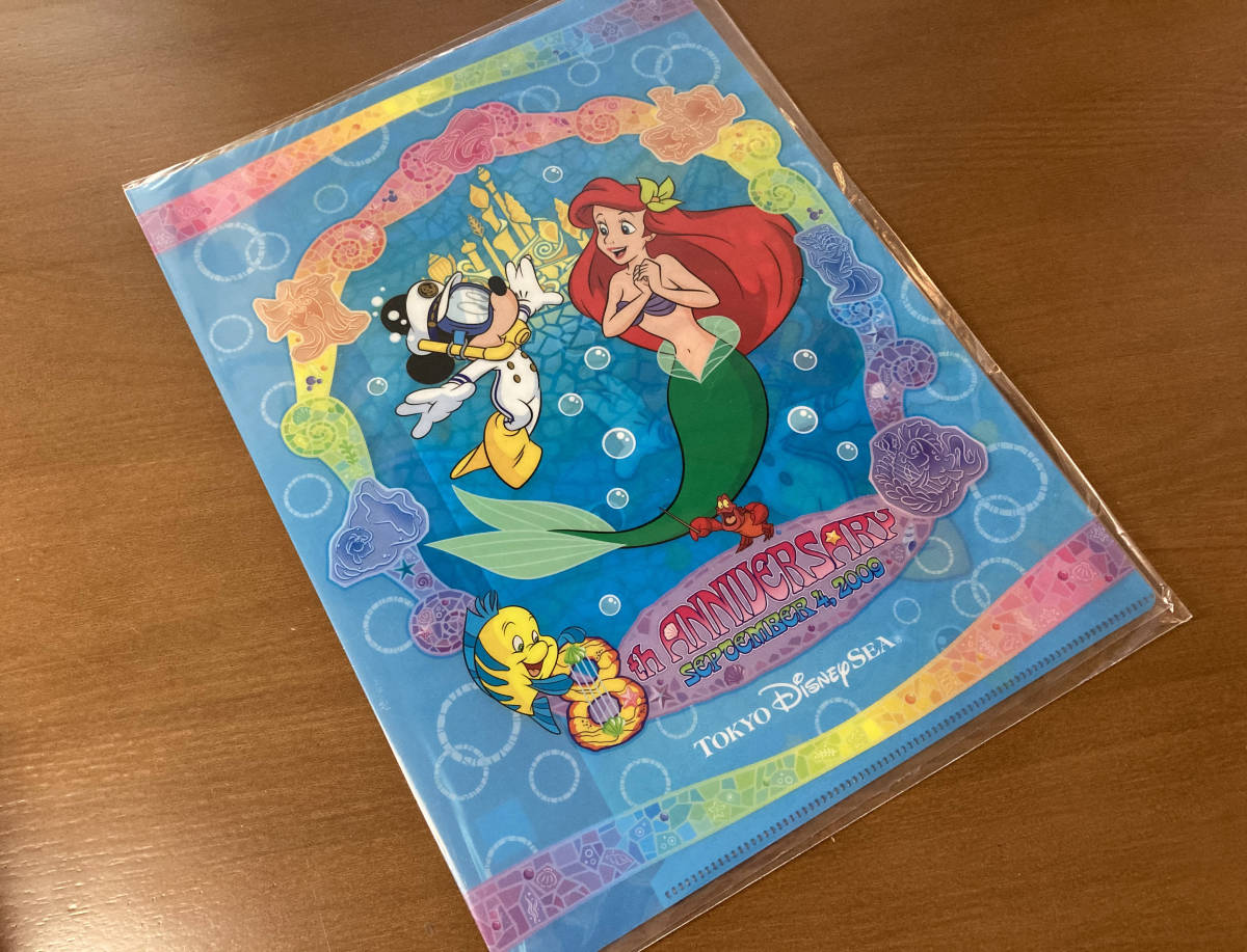 新品】東京ディズニーシー開園8周年記念 クリアファイル(A4サイズ