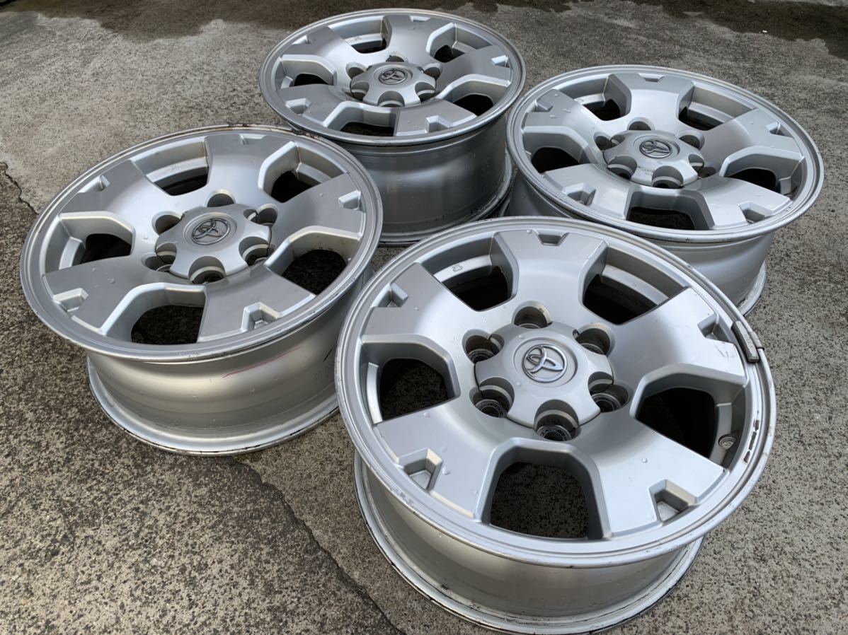 タコマ純正タイヤホイール　4本セット US トヨタ タコマ 純正アルミホイール4本セット ハイラックス 4RUNNER
