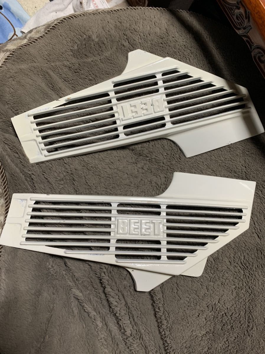 cbr400f beet サイドカバー NC17 中古 アルミ 当時物 白 実働 cbx400f
